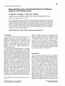 Measuring Beam Sizes and Ultra-Small Electron