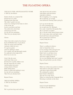 Lyrics - Jim Morris Music