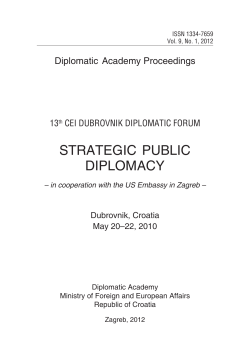 strategic public diplomacy