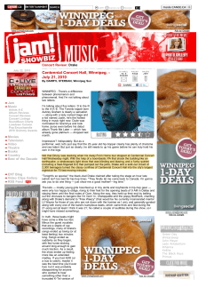 CANOE -- JAM! Music - Artists - Drake