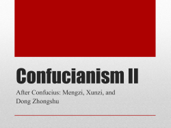 Confucianism II