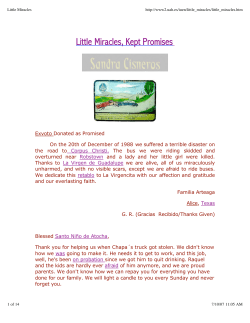 Little Miracles, Kept Promises