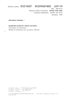 L2/01-151 - Unicode.org