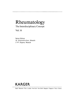 Climate und Rheumatic Diseases.