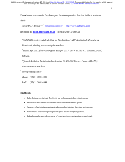 Paleochronic reversion in Psophocarpus, the