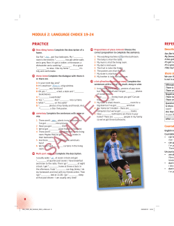MODULE 2: LANGUAGE CHOICE 19&ndash;24 PRACTICE REFE
