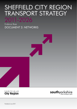 Document 2 - Networks - South Yorkshire Local Transport Plan