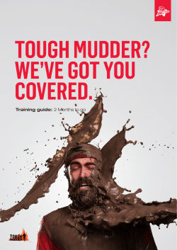 Training guide: 2 Months to go