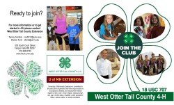 Join 4-H brochure - Otter Tail County
