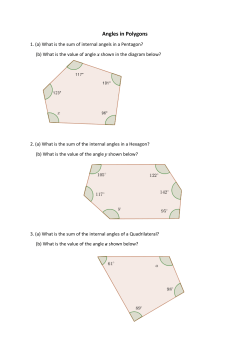 Angles in Polygons