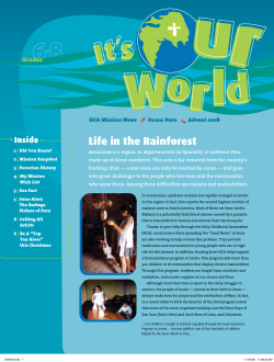 LifeintheRainforest - The Pontifical Mission Societies