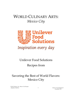 Mexico City - CIA ProChef.com