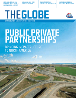 BRINGING INFRASTRUCTURE TO NORTH AMERICA