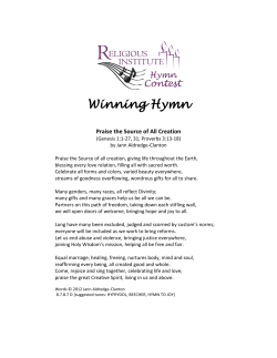 Praise the Source of All Creation