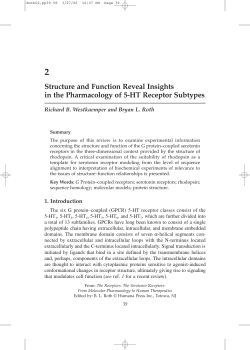 Structure and Function Reveal Insights in the Pharmacology of 5