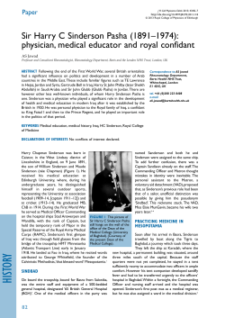 history - Royal College of Physicians of Edinburgh