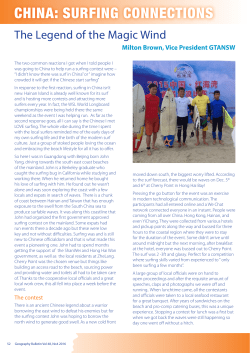 13_ GTANSW Bulletin _Issue 4 2016_China_Surfing Connections