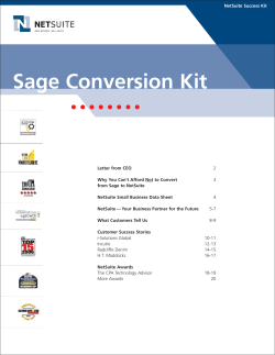 Sage Conversion Kit