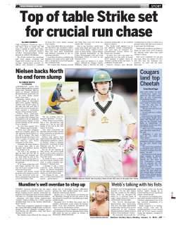 Cougars land top Cheetah Nielsen backs North to