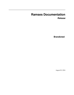 Ramses Documentation