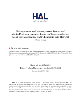Homogeneous and heterogeneous Fenton and photo