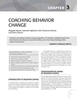 coaching behavior change