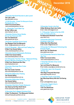 December 2016 - Port Macquarie