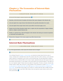 Chapter 5. The Economics of Interest-Rate Fluctuations Interest Rate