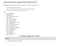 Alignment - Lewiston School District