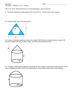 Show all work. Round answers to one decimal place when necessary.
