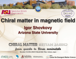 Chiral Matter in Magnetic Field