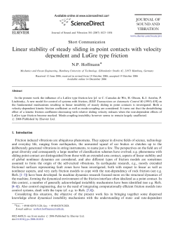 Linear stability of steady sliding in point contacts with velocity