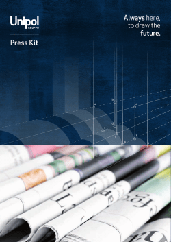 Always here, to draw the future. Press Kit