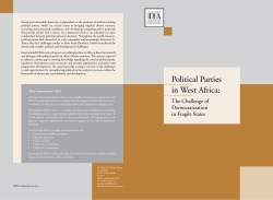 Political Parties in West Africa