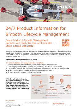 24/7 Product Information for Smooth Lifecycle Management