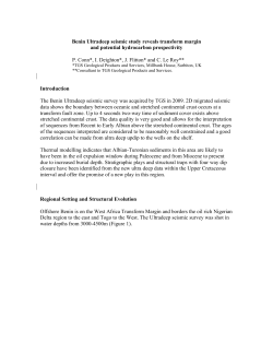 Benin Ultradeep seismic study reveals transform margin and