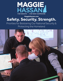 Safety. Security. Strength.