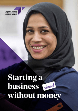 Starting a business without money