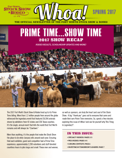 PDF - Fort Worth Stock Show and Rodeo