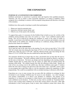 the exposition - American Chemical Society