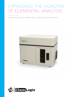 EXPANDING THE HORIZON OF ELEMENTAL ANALYSIS