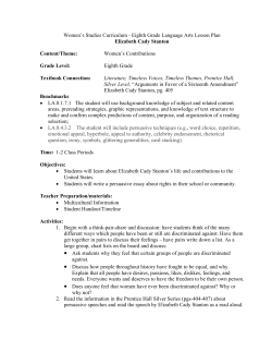 Elizabeth Cady Stanton