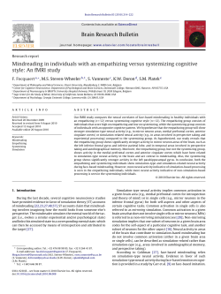 Mindreading in individuals with an empathizing