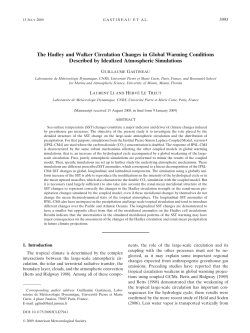 The Hadley and Walker Circulation Changes in Global