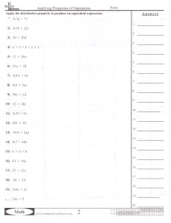 Apply the distributive property to produce