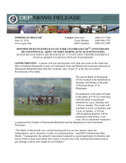 IMMEDIATE RELEASE Contact: Rob Geist (609) 633