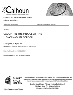 CAUGHT IN THE MIDDLE AT THE U.S.