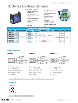 TL Series Contrast Sensors
