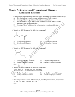 Ch 7 - Practice problem (Questions)