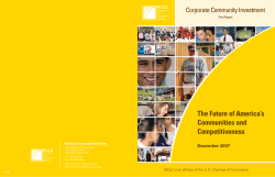 Corporate Community Investment The Future of